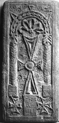 Panel with a Cross under an Arch