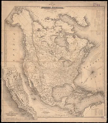 Map of North America