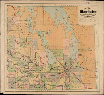 Map of Manitoba