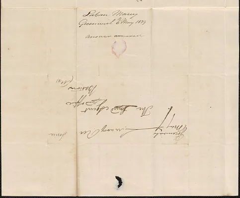 Luban Marcy to the Land Agent, 6 May 1839