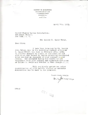 Letters Received, April 14, 1935