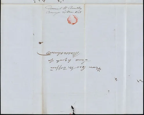 Daniel W. Bradley to George Coffin, 30 March 1848