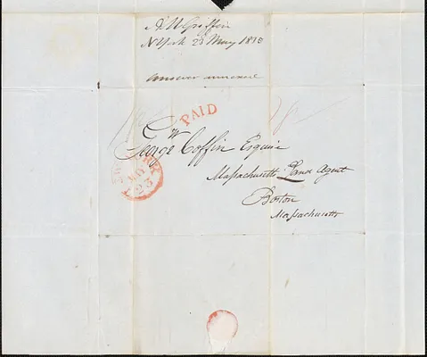 A.W. Griffen to George Coffin, 23 May 1835