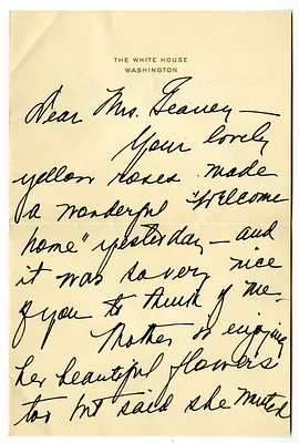 Letter from Bess W. Truman to Victoria Geaney