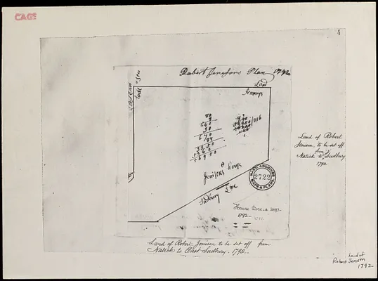 Land of Robert Jenison, to be set off from Natick to East Sudbury, 1792
