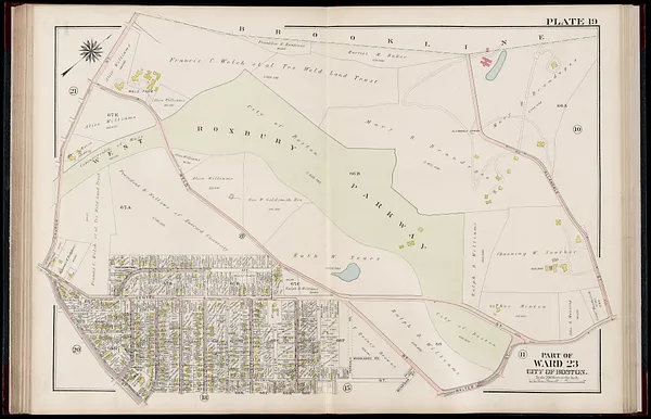 Atlas of the city of Boston, West Roxbury : from actual surveys and official plans