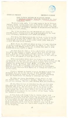 Press Release, Speech of President Harry S. Truman, Colorado Springs, Colorado