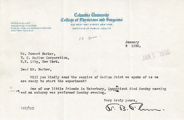 Letters Received to Howard Barker [H.H. Barker], January 8, 1930