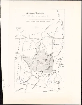 Map of Groton Plantation