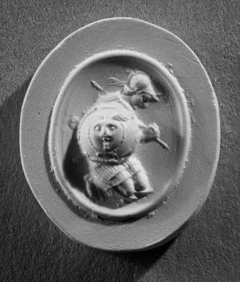 Intaglio with a Kneeling Warrior