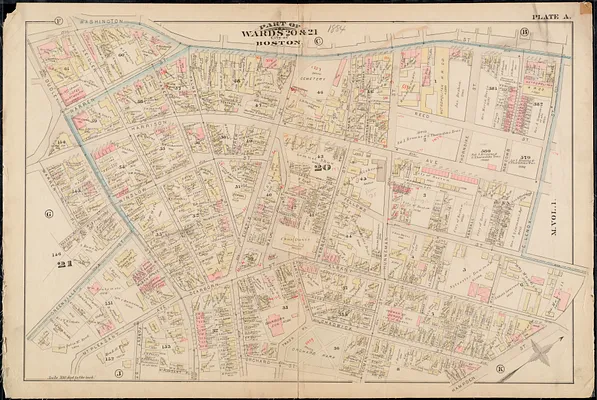 Atlas of the city of Boston : Roxbury