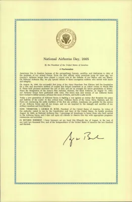 National Airborne Day, 08/16/2005