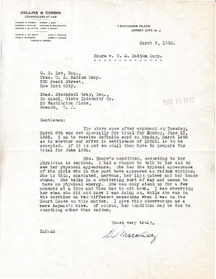 Letters Received to C.B. Lee, Chas. Stockdell Gray, March 9, 1932