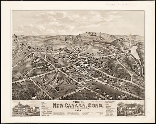 View of New Canaan, Conn