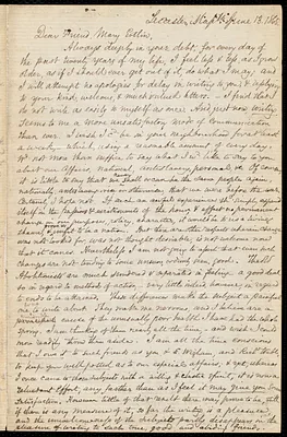 Letter from Samuel May, Leicester, Mass., to Mary Anne Estlin, June 13, 1865