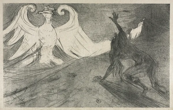 Project for Frontispiece to:  Au pied du Sinaï