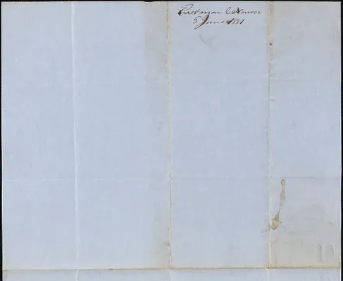 Eastman and Nourse to George Coffin, 3 June 1851