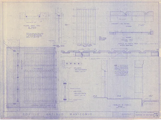 Edificio Antiguo Manicomio, Sheet A-13