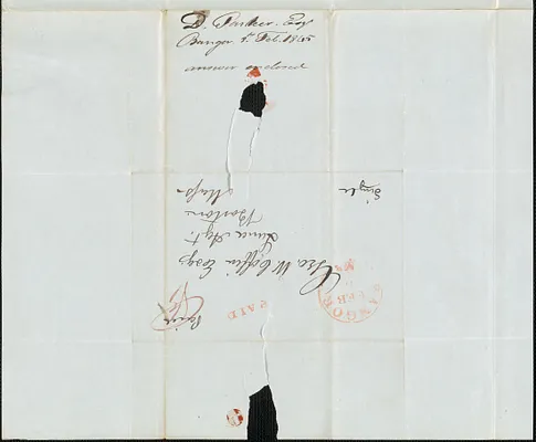 Dominicus Parker to George Coffin, 8 February 1845