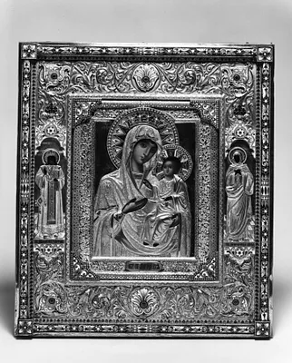 Virgin and Child (""The Virgin of Iviron"") with Saints Demetrius and Hannah