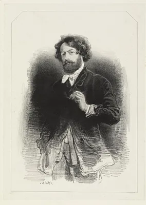 Self-Portrait Holding a Cigarette