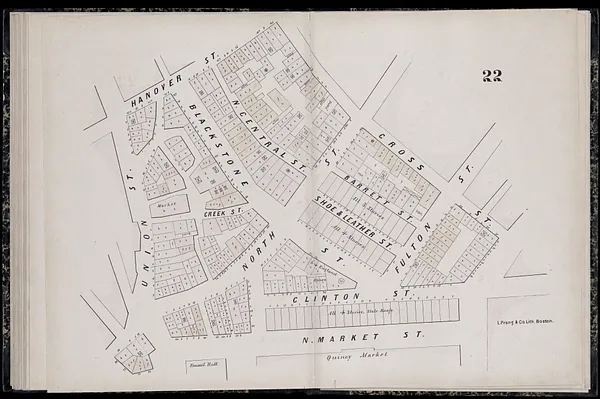 Plan of the city of Boston