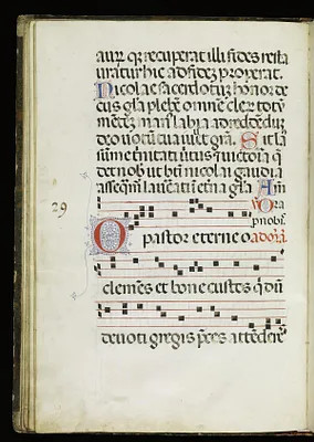 Leaf from Antiphonary