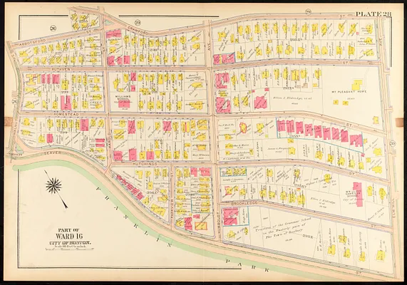 Atlas of the city of Boston, Roxbury