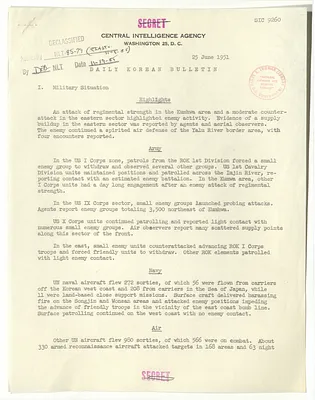 Memorandum, Daily Korean Bulletin