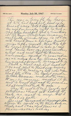 Diary Entry of Harry S. Truman