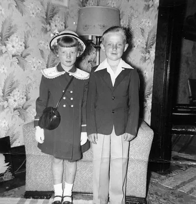 Children in Living Room, Cedar Falls, 1953