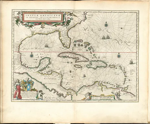 Insulae Americanae in Oceano Septentrionali, cum terris adiacentibus