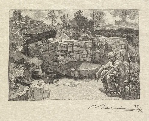 Fontainebleau Forest: Quarryman's Lodge (La Forêt de Fontainebleau: Une loge de carrier)