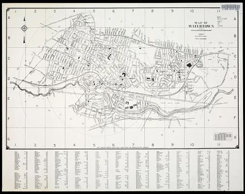 Map of Watertown