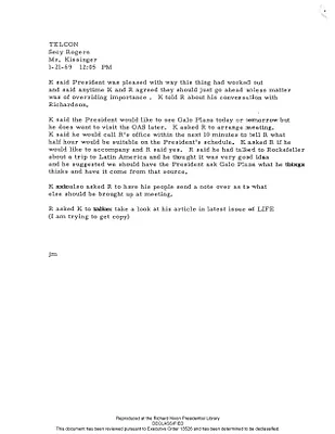 January 21-31, 1969 [1 of 2]