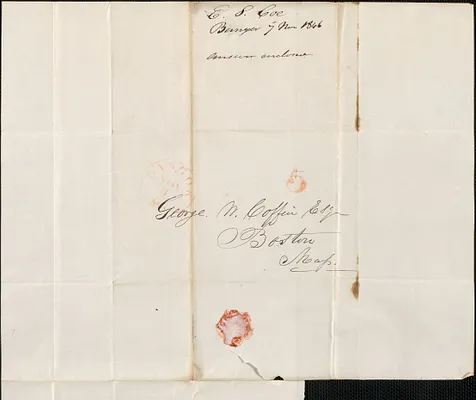 E. S. Coe to George Coffin, 7 November 1846