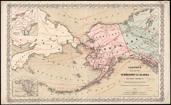 Colton's map of the territory of Alaska