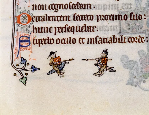 Leaf from Fieschi Psalter: Psalter Text