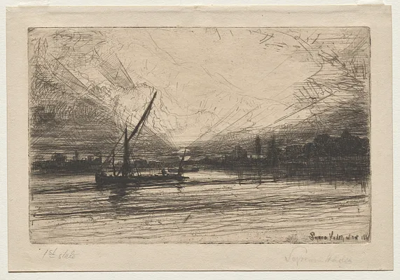 Sunset on the Thames
