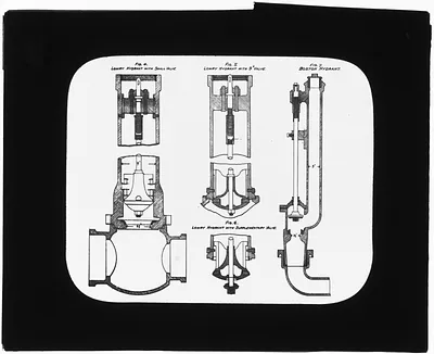Distribution Department, Lowry Hydrant and Boston Hydrant, engineering plan, Mass., ca. 1880-1889