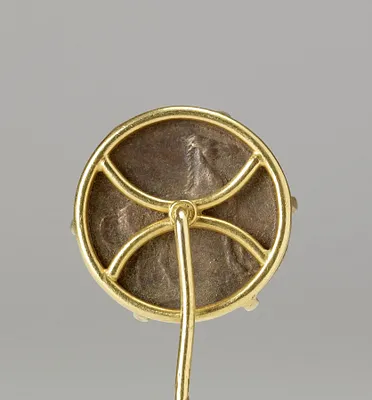Tetradrachm of Carthage in a Modern Tie Pin