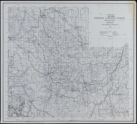Whitman National Forest, Minam Division, Oregon