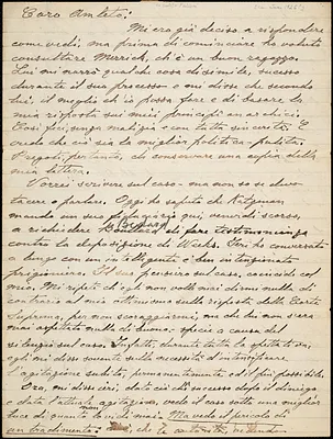 Bartolomeo Vanzetti autographed letter signed to Amleto [Fabbri], [Charlestown], June 1926