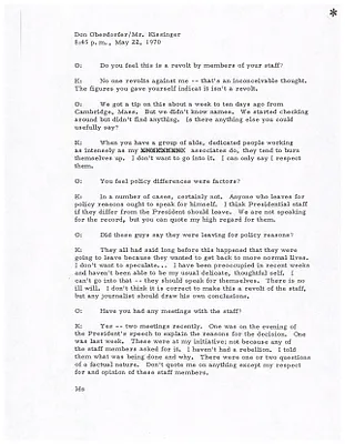 May 21-31, 1970 [1 of 2]