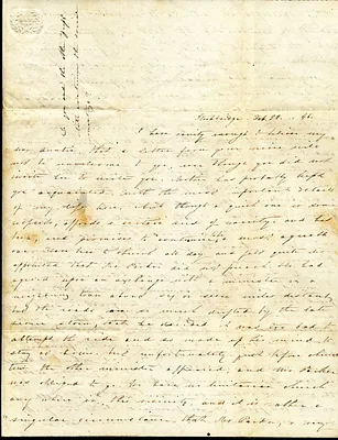 Mary [Russell Hodge] to Mary Spooner Feb. 22 1846