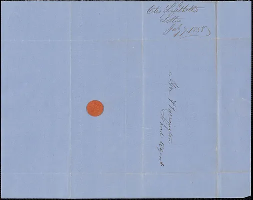 Otis Tibbetts to W. A. Harrington, 7 July 1858