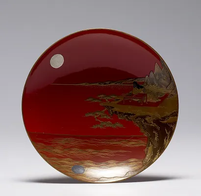 Wine Cup (sakazuki) with Lady Murasaki