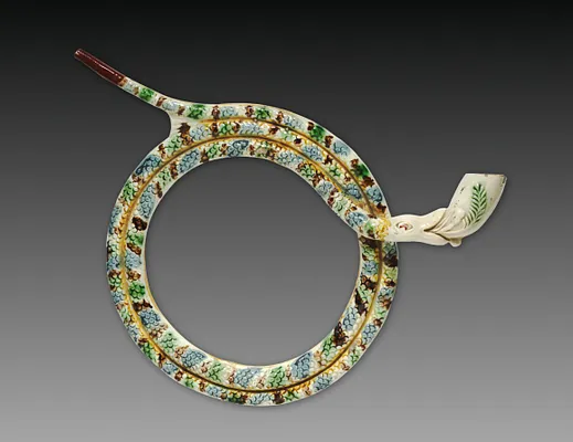 Pipe in the Form of Coiled Snake