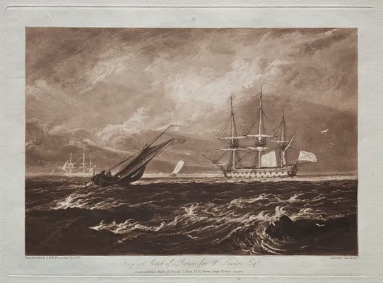 Liber Studiorum:  The Leader Sea-piece