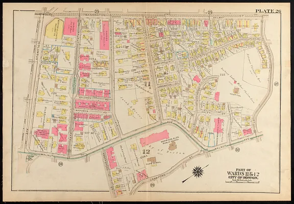 Atlas of the city of Boston, Roxbury